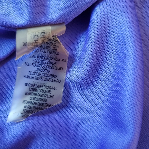 VINCE CAMUTO Women's 16 - Purple & pink floral stretch sheath dress knee length - Picture 5 of 5